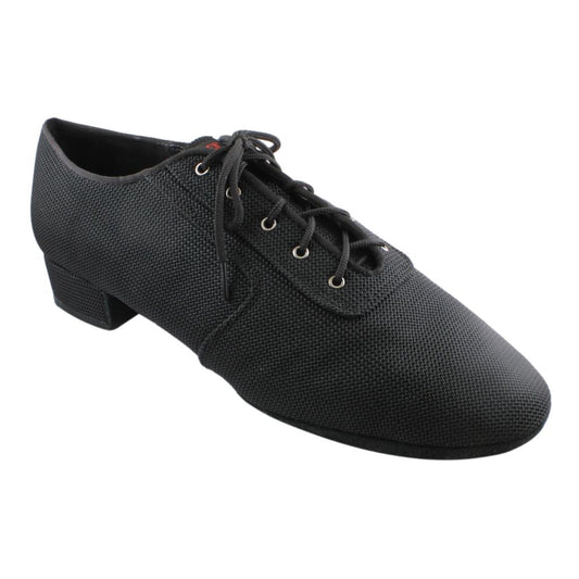 Men's Smooth Dance Shoes, 1109 Oxford Flexi M, Dragon Black Satin