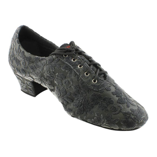 Practice Dance Shoes, 1205 Flexi, Leather, Velour Flowers